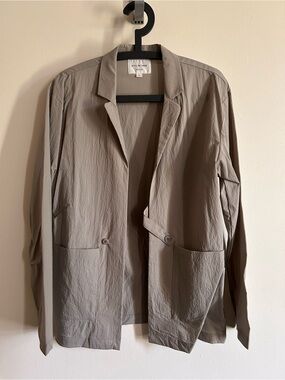 Still by Hand nylon light blazer